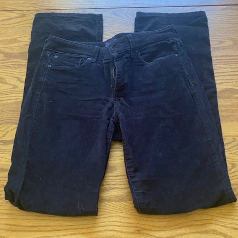 NYDJ Black Corduroy Bootcut jeans size 4